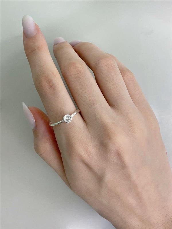 ANEL SOLITÁRIO REDONDO