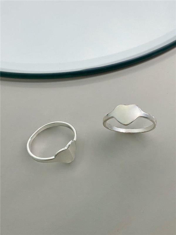 ANEL CORAÇÃO CHEIO LISO