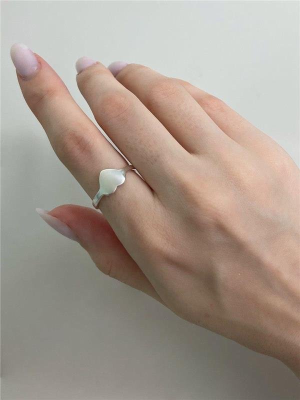 ANEL CORAÇÃO CHEIO LISO