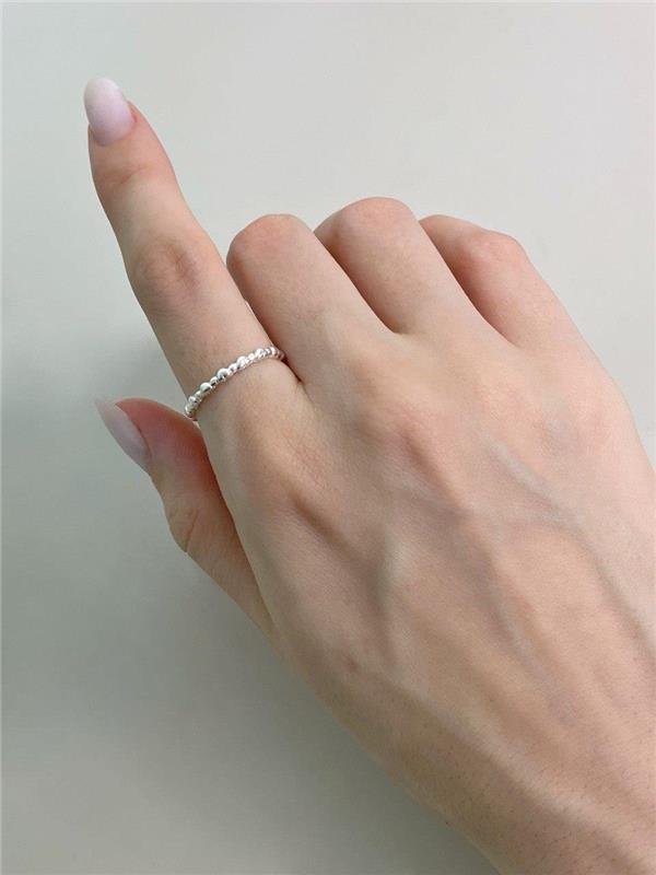 ANEL CORAÇÃO E BOLINHA