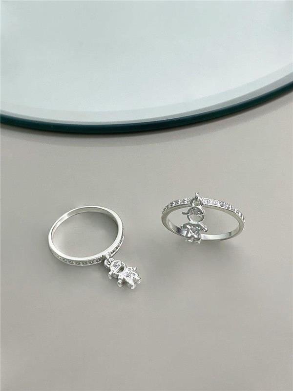 ANEL PINGENTE MENINO CRAVEJADO