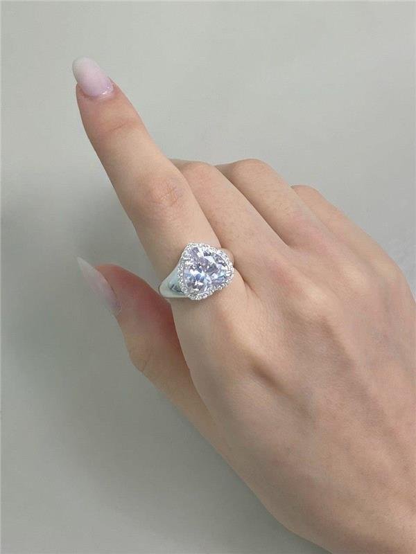 ANEL CORAÇÃO PONTO DE LUZ