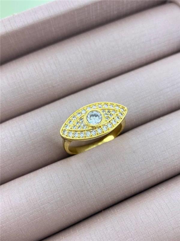 ANEL OLHO COM ZIRCÔNIA