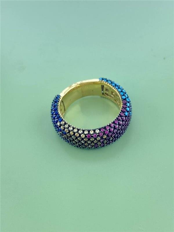 ANEL LARGO CRAVEJADO