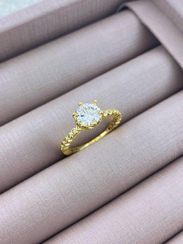 ANEL SOLITÁRIO C/DETALHE 