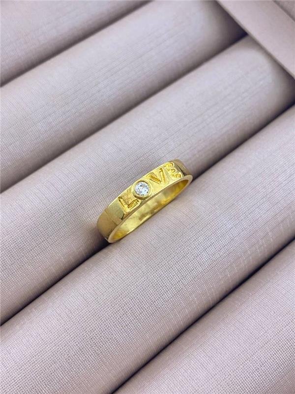 ANEL ESCRITA LOVE PONTO LUZ