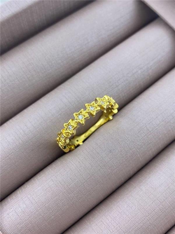 ANEL ARO COM ESTRELA E PONTO LUZ