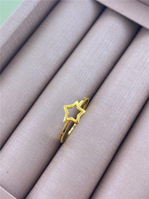 ANEL FIO ESTRELA VAZADA