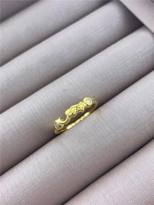 ANEL COM PONTO DE LUZ/CORAÇÃO/LUA/ESTRELA