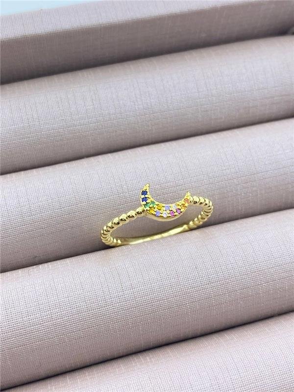  ANEL MEIO LUA MIX COLOR