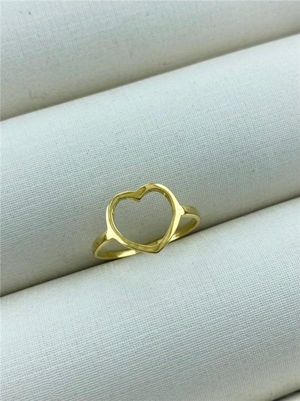 ANEL FIO CORAÇÃO VAZADO