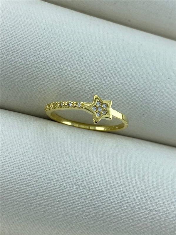 ANEL ESTRELA COM ZIRCÔNIA