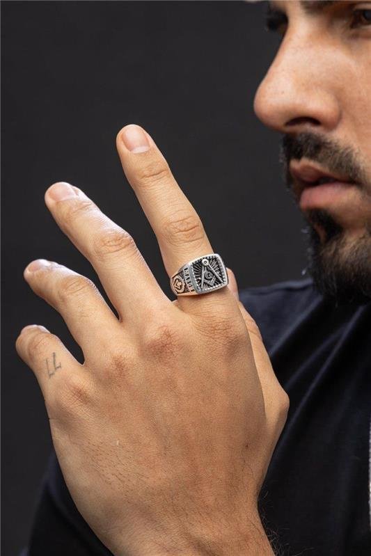 ANEL MASCULINO MASTER MASON