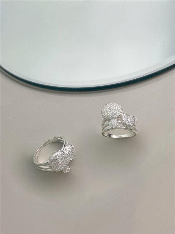 ANEL LARGO CHUVEIRO E CORAÇÃO