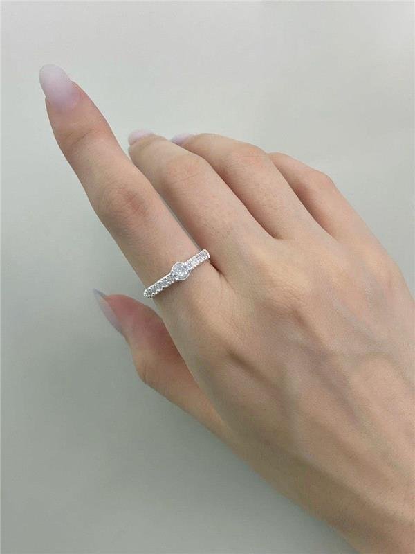 ANEL SOLITÁRIO PEDRA BAIXA RENDA ITALIANA