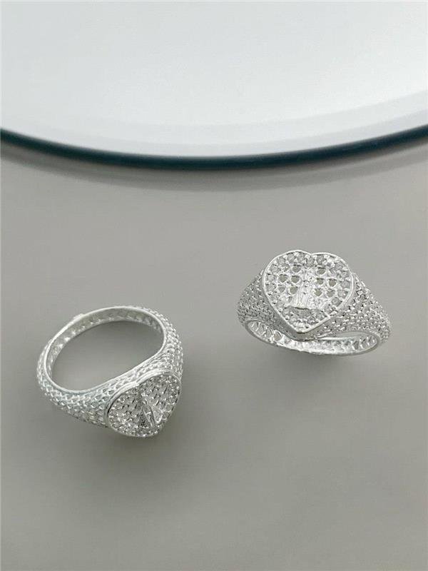 ANEL CORAÇÃO NS APARECIDA C/ZIRCÔNA