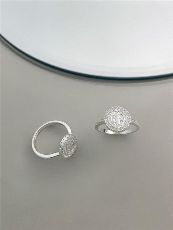 ANEL MEDALHA SÃO BENTO C/ZIRCÔNIA