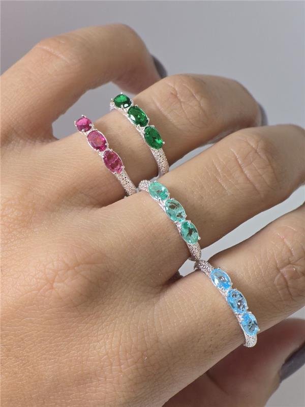 ANEL PONTO LUZ OVAL RENDA ITALIANA