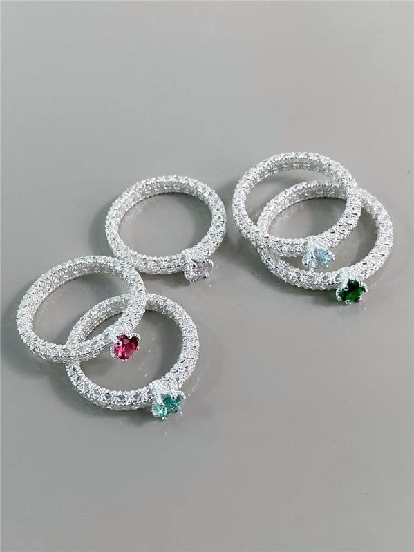 ANEL SOLITÁRIO RENDA ITALIANA