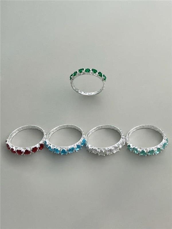 ANEL MINI CORAÇÃO RENDA ITALIANA