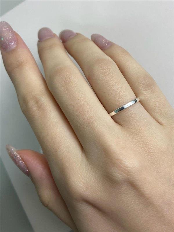 ALIANÇA FIO QUADRADO 2MM