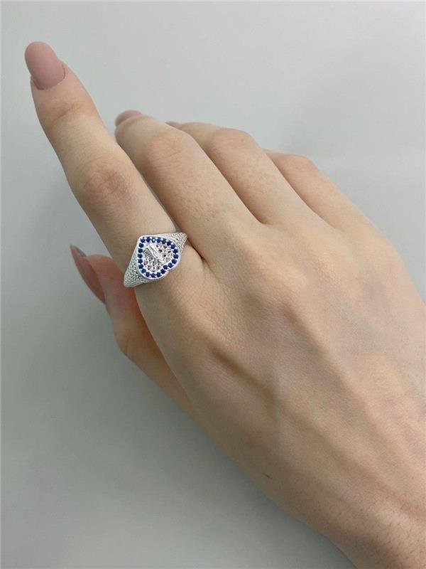 ANEL CORAÇÃO NS APARECIDA RENDA ITALIANA