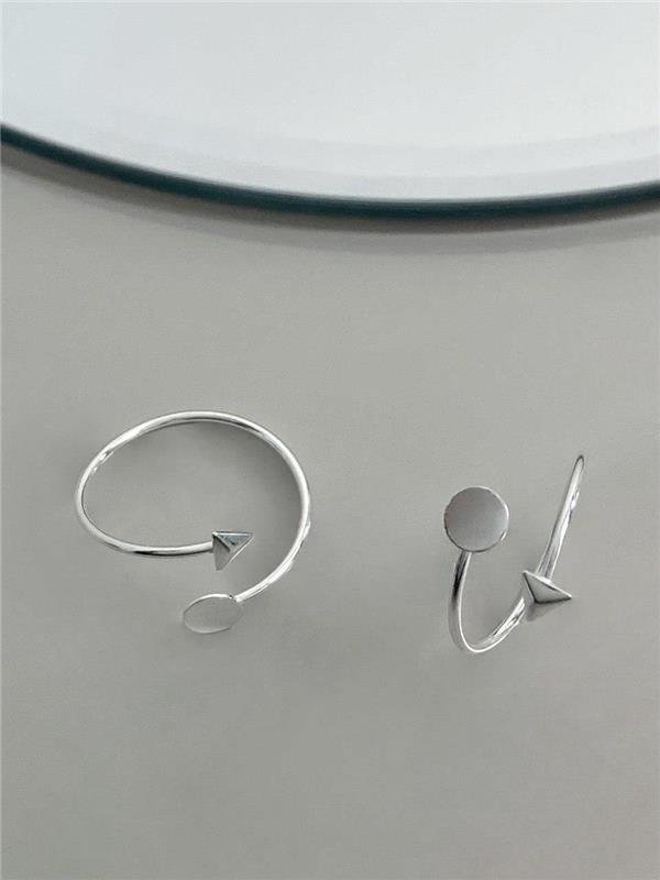 ANEL FIO TRIÂNGULO E CÍRCULO ABERTO