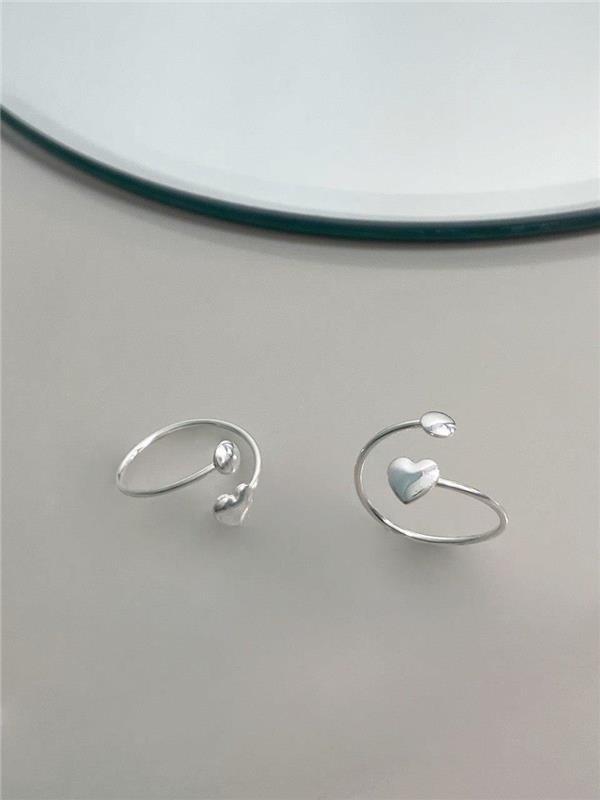 ANEL FIO CORAÇÃO E CÍRCULO