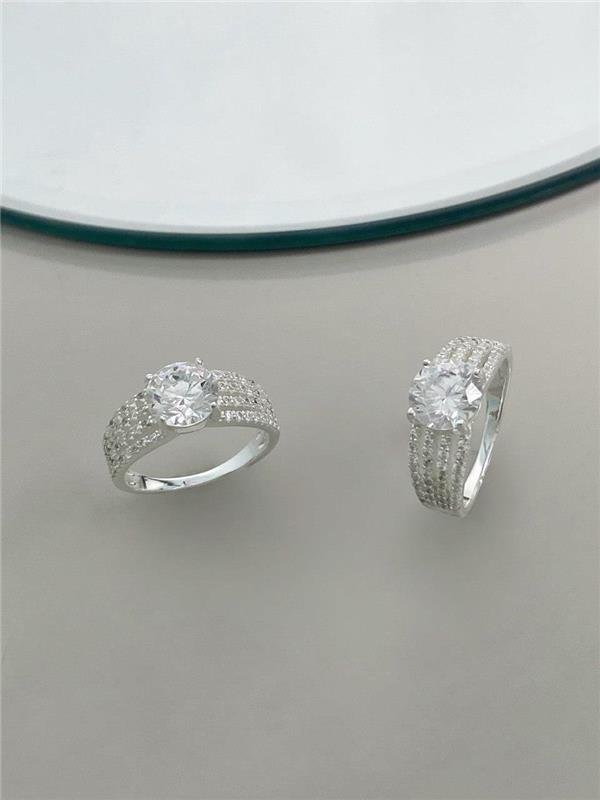 SOLITÁRIO LARGO C/DETALHE EM FIOS