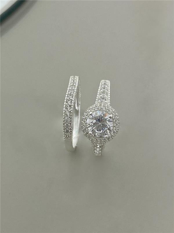 ANEL DUPLO SOLITÁRIO REDONDO