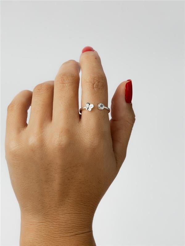 ANEL BORBOLETA E PONTO LUZ ABERTO