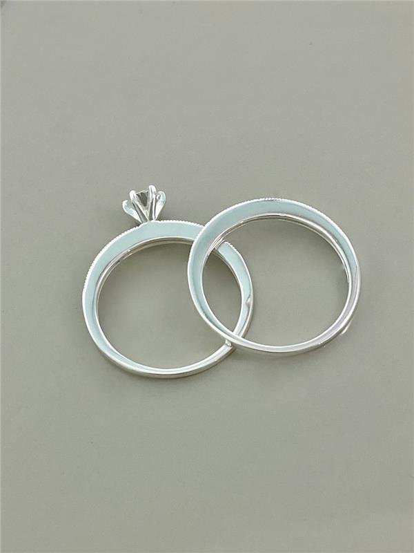 ANEL DUPLO SOLITÁRIO C/ZIRCÔNIA