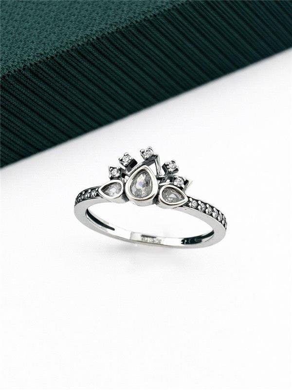 ANEL TIARA COM ZIRCÔNIA