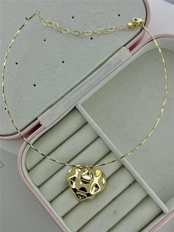 ARO PINGENTE CORAÇÃO ORGÂNICO