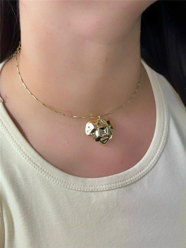 ARO PINGENTE CORAÇÃO ORGÂNICO