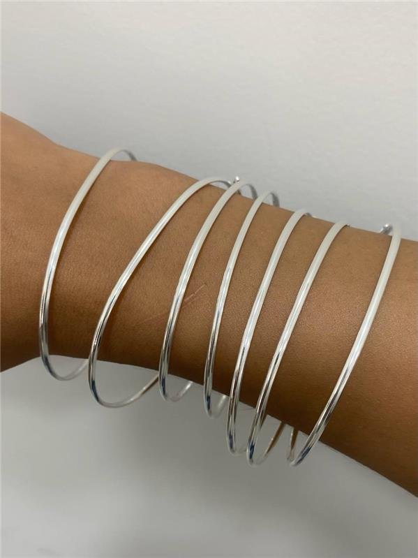 BRACELETE TUBO ACHATADO