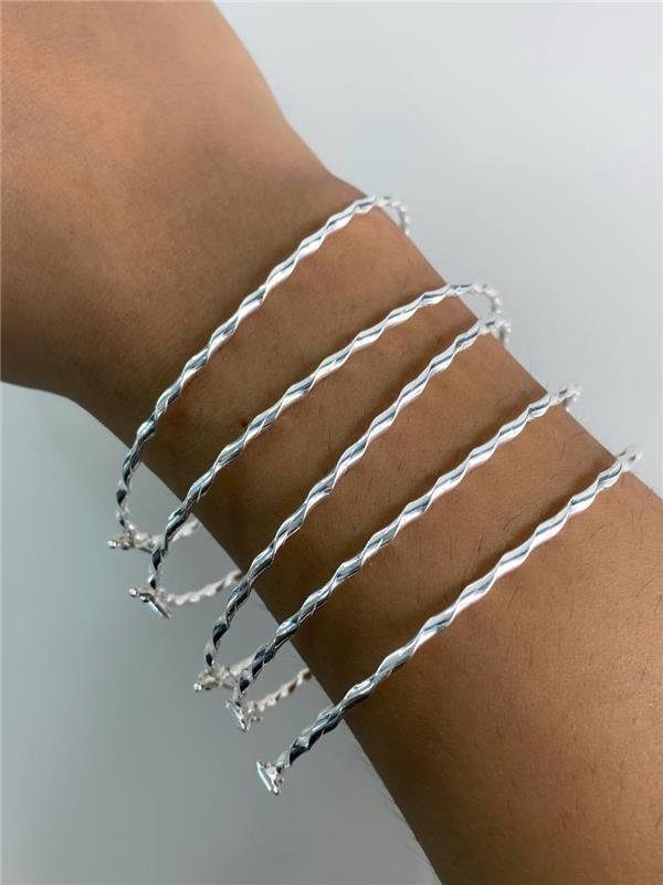 BRACELETE TUBO TORCIDO 