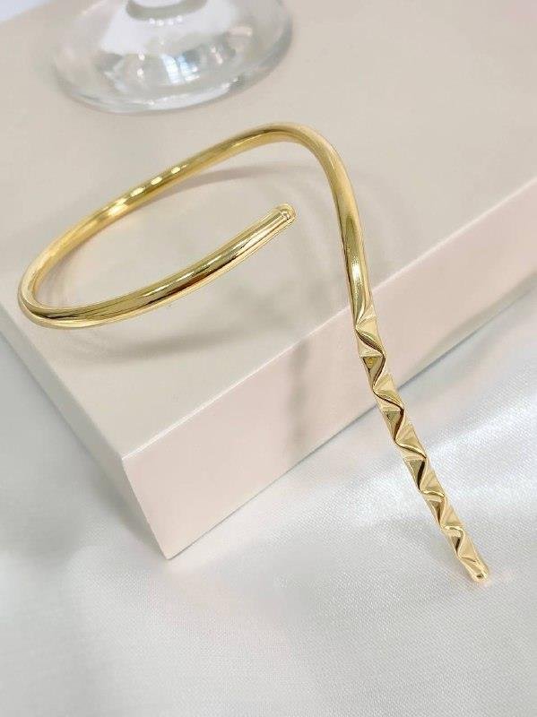 BRACELETE TUBO C/DETALHE