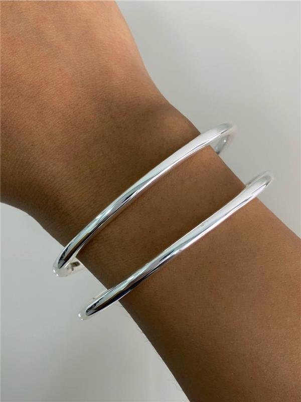 BRACELETE RÍGIDO LISO ARTICULADO