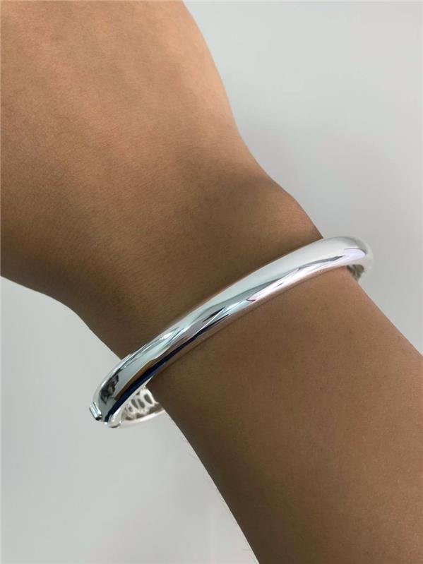 BRACELETE RÍGIDO ABAULADO LISO