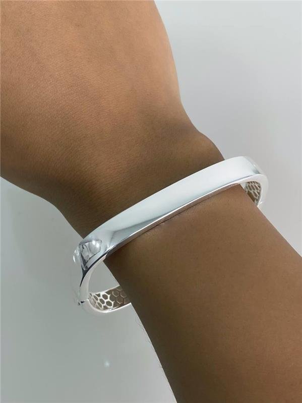 BRACELETE LARGO QUADRADO LISO