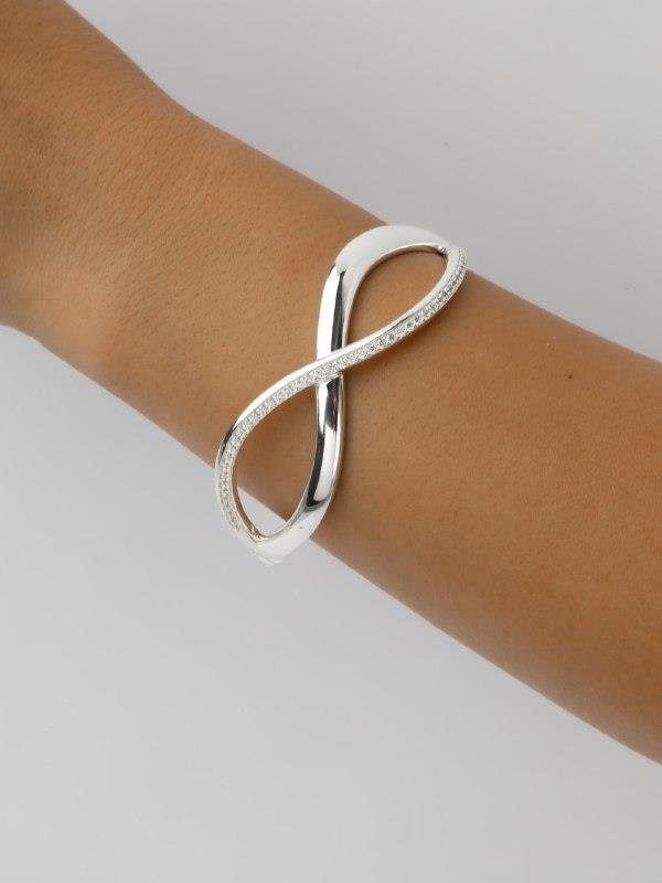 BRACELETE MAX INFINITO ZIRCÔNIA CRISTAL