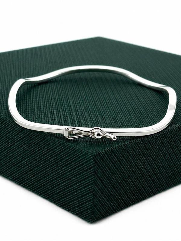 BRACELETE ONDULADO 6,2X5CM DIÂMETRO