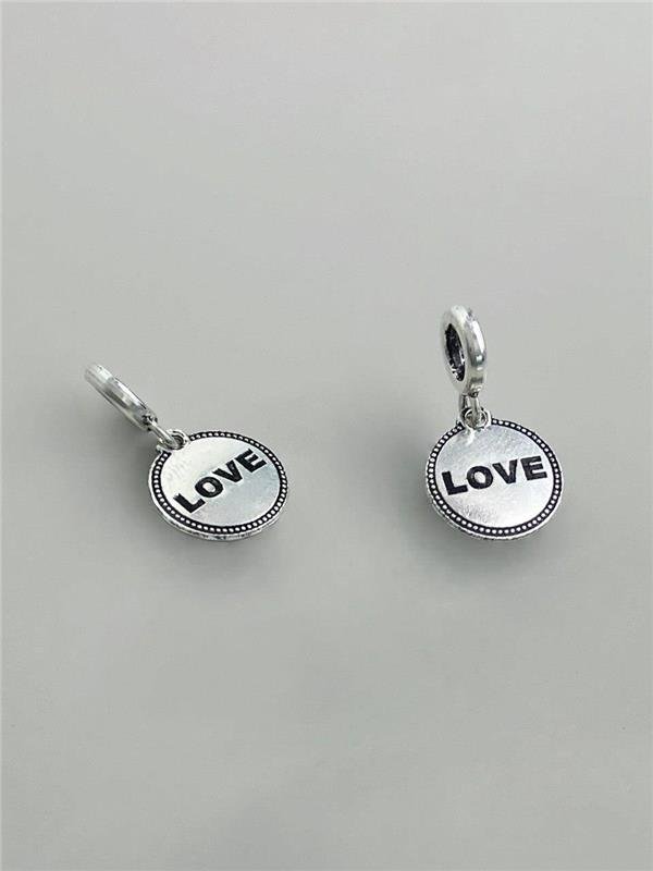 BERLOQUE MEDALHA LOVE ENVELHECIDO