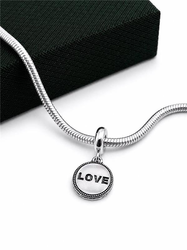 BERLOQUE MEDALHA LOVE ENVELHECIDO