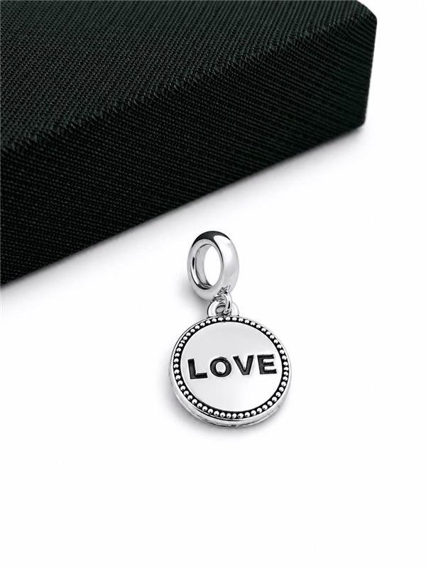 BERLOQUE MEDALHA LOVE ENVELHECIDO