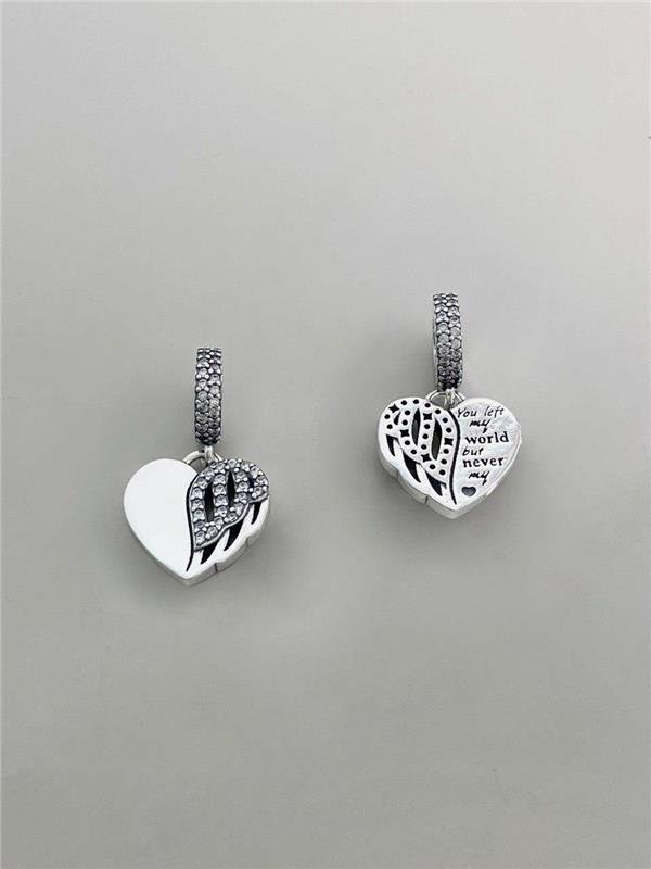 BERLOQUE CORAÇÃO ASA ANJO C/ZIRCÔNIA