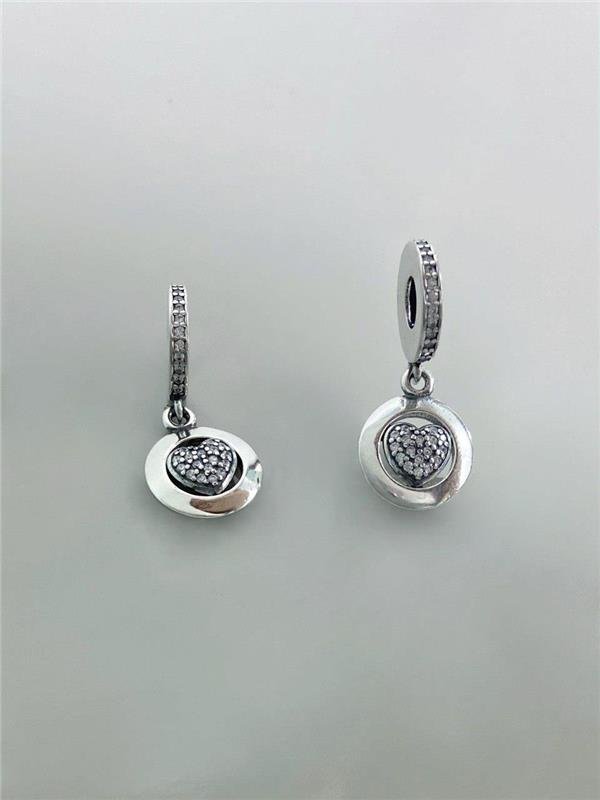 BERLOQUE CÍRCULO C/CORAÇÃO CRAVEJADO