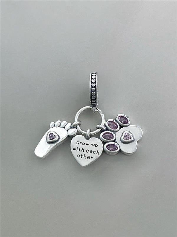 BERLOQUE PEZINHO CORAÇÃO E PATA PET