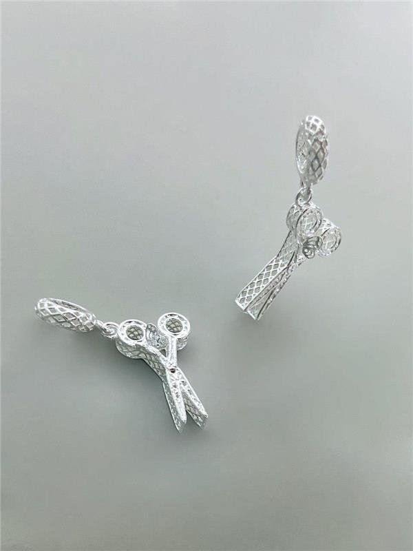 BERLOQUE TESOURA E BORBOLETA RENDA ITALIANA